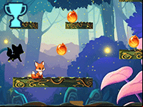 Renard mystique, jeu de plateforme  en ligne\