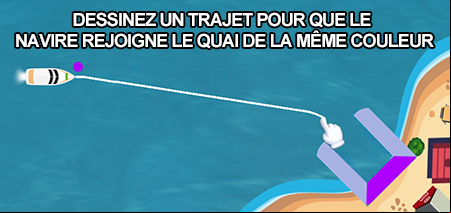 Aide pour jeu en ligne, port maritime