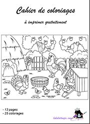 Cahier de coloriages à imprimer gratuitement