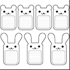 Animaux à colorier et à découper