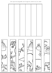 Jeu à imprimer, image à reconstituer