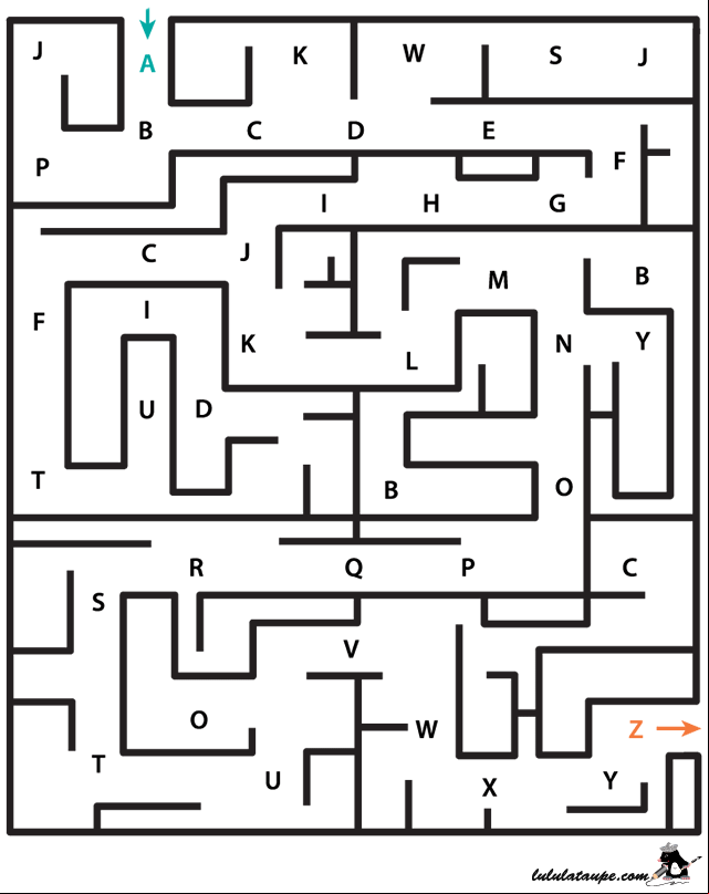 Labyrinthe gratuit à imprimer