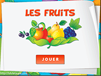 Jeu éducatif en ligne, les fruits