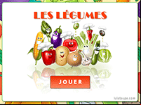 Jeu éducatif en ligne, les légumes