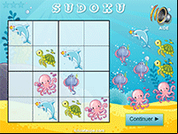 Jeu de sudoku avec images pour maternelle