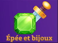 Épée et bijoux, jeu de réflexion en ligne