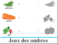 Jeux des ombres à imprimer